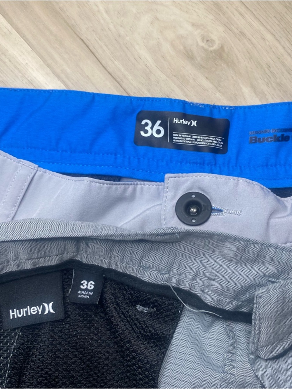 Hurley Boardshorts Mens size 36 swimwear Bundle of 2 - Picture 4 of 9